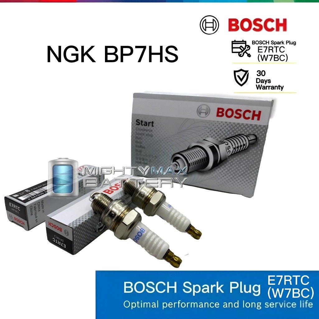 BP7HS E7RTC W7BS BOSCH SPARK PLUG PALAM PENCUCUH NGK Y80 Y100 Y110 Y110SS2 RXS115