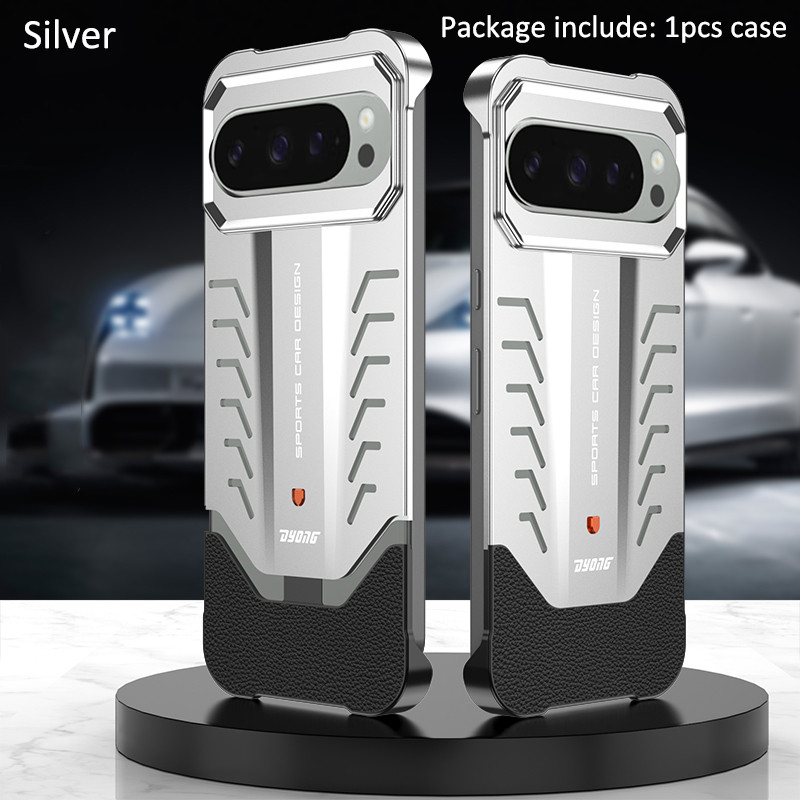 Super Sports Car Design อลูมิเนียมอัลลอยด์กระจายความร้อนเคสโลหะสําหรับ 9 Pro XL / Pixel9 Pro