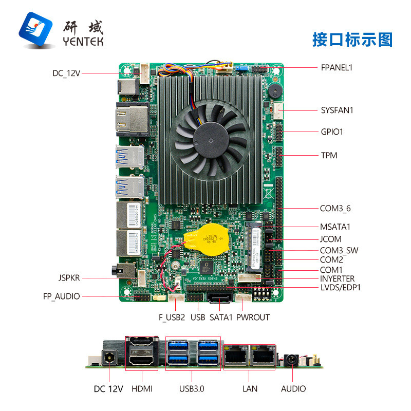 รุ่นยอดนิยม Domain Research EH305 อุตสาหกรรมควบคุมเมนบอร์ด N97/N100i3-N305 Mini itx อุตสาหกรรม All-i