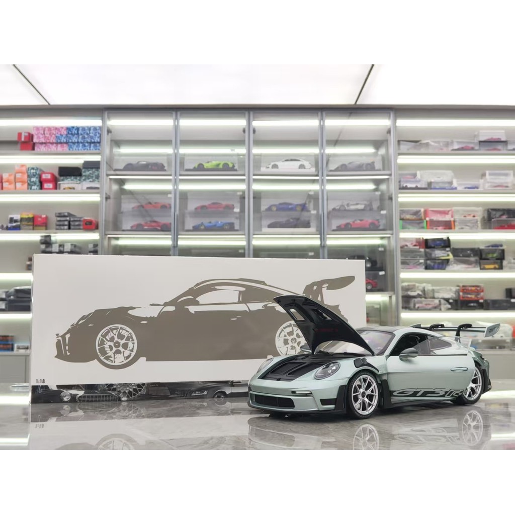 Mini Cut 1/18 Porsche 911GT3RS สีเงิน 1661 110062044