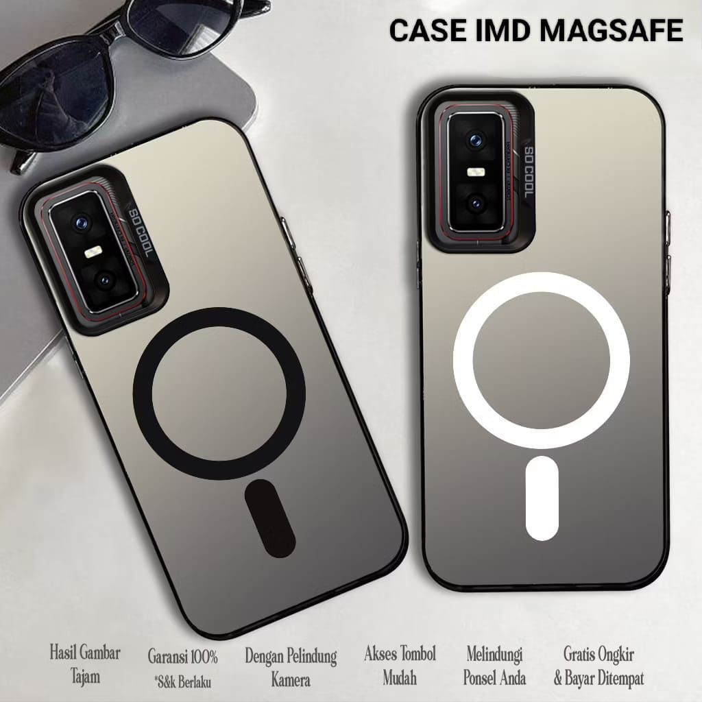 SOFTCASE Imd Magsafe Al Type Vivo Z9 S1 S1 Pro V15 V20 SE V21 4g V21e V23e V25 V25E V27b5g V27e V29e