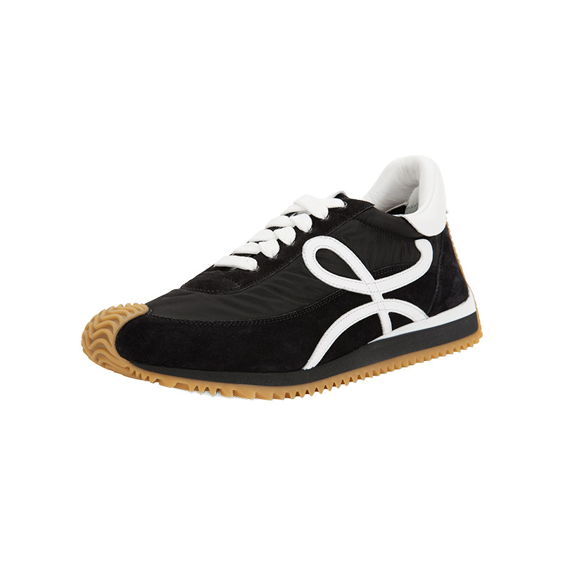 LOEWE/LOEWE รองเท้าผ้าใบลําลองแบบผูกเชือกผู้ชายทรงกลม