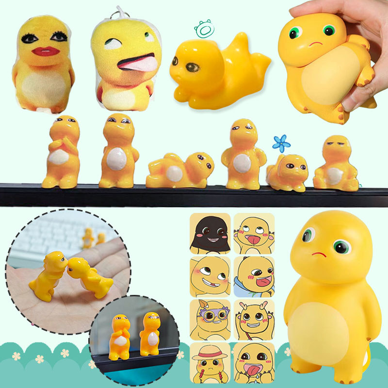 6 ชิ้นชุด Nailong รุ่นของเล่นรถภายในเครื่องประดับ Mini Nailong Action Figure ตกแต่งของขวัญ