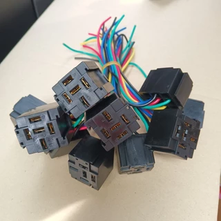 รีเลย์บอส 5ขา 12v. แท้ พร้อมปลั๊กรีเลย์ และ เฉพาะปลั๊กรีเลย์มีสาย #ราคาต่อชุด ปลั๊ก+รีเลย์ และ เฉพาะปลั๊กรีเลย์มีสาย
