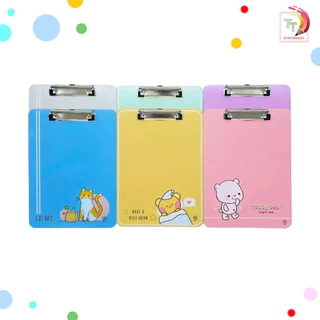 PK ( พี เค ) แฟ้มคลิปบอร์ด คลิปบอร์ด รุ่น พลาสติก และ PP FOAM ขนาด A5 / A4 / F4 ( 1 เล่ม / คละสี )