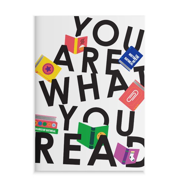 Bundanjai (สมุด) SST5-สมุดปกอ่อนมุงหลังคา B5 : SST&YWR SST-A B5 Notebook (SST5-NB-B5A-WH) W17.6xH25 