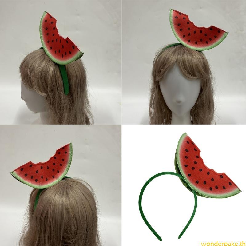 Wonder Tropical Fruit Watermelon Headband อุปกรณ์เสริมสําหรับกิจกรรมฤดูร้อนและเต้นรําแสดง
