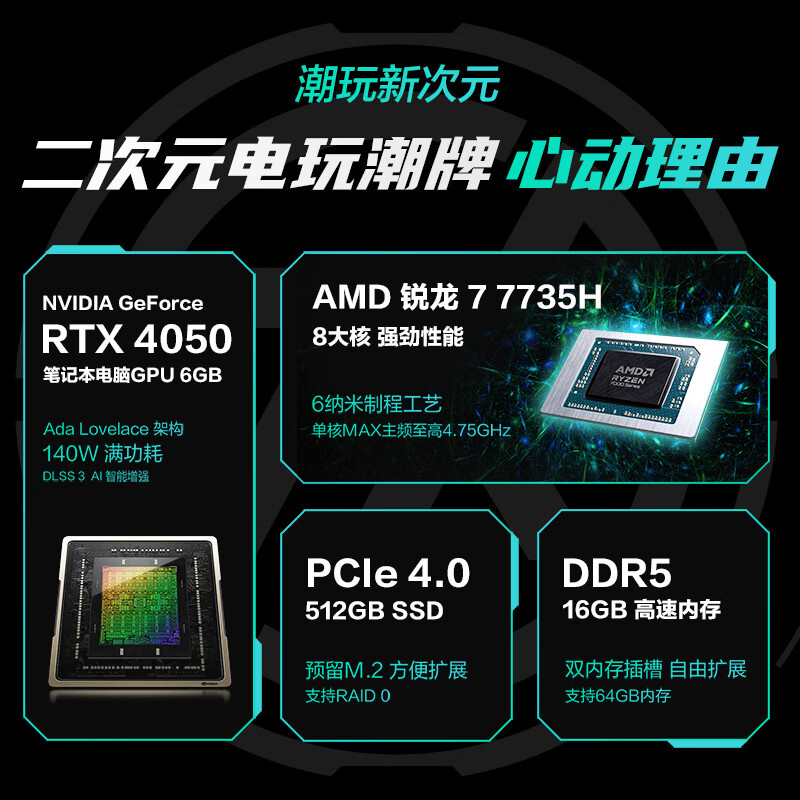 Asus/Asus Choice 4Plus 2023 RTX4060/4070 แล็ปท็อปเกมสําหรับเล่นเกมนักเรียน