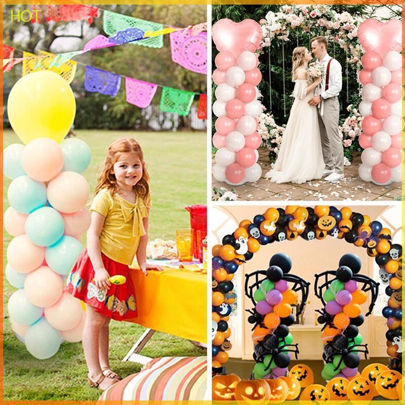 Technicolorsuper ชุดขาตั้งคอลัมน์บอลลูน,ชุดคอลัมน์บอลลูนแบบปรับได้,ขาตั้งบอลลูนเสายืดไสลด์โลหะ,งานเล