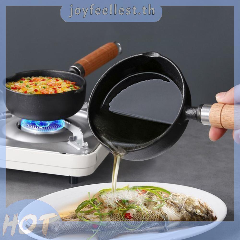 11/13ซม.เหล็กหล่อกระทะซอสขนาดเล็กนอนสติ๊กหม้อซุปขนาดเล็กกระทะน้ํามันร้อนสําหรับทําอาหาร [ความสุข.ไทย] - รูปที่ 3