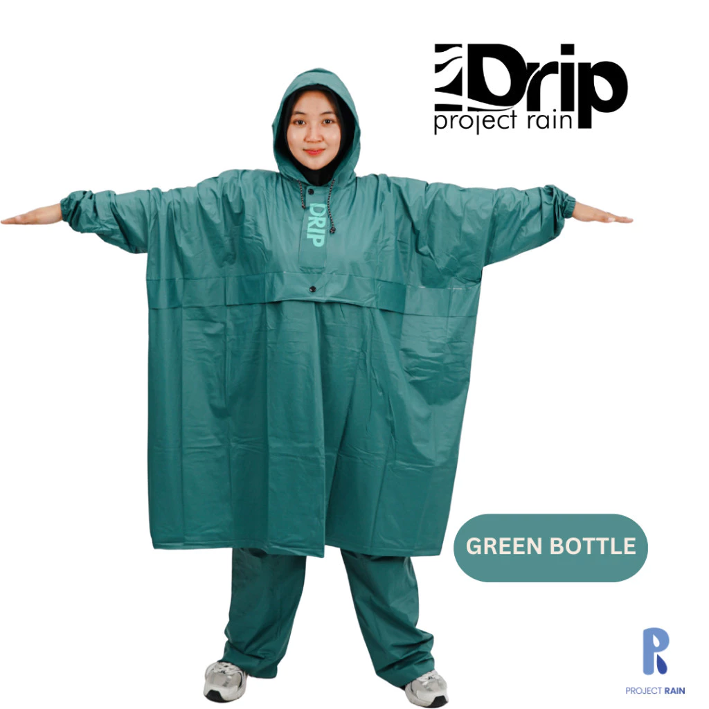 Aesthetic Raincoat Poncho Pants เสื้อกันฝนกางเกง thumbnail 4