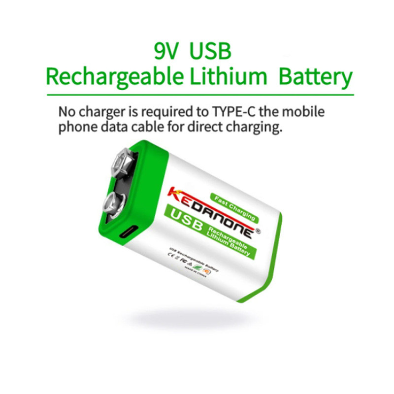 แบตเตอรี่ Li-ion แบบชาร์จได้ 9V ความจุ 12800mAh – แบตเตอรี่ลิเธียม 9V สำหรับไมโครโฟน