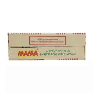 มาม่าบะหมี่กึ่งสำเร็จรูปรสต้มยํากุ้ง 55ก แพค 30 Mama Instant Noodles Shrimp Tom Yum 55g Pack 30 [8850987101298 ]