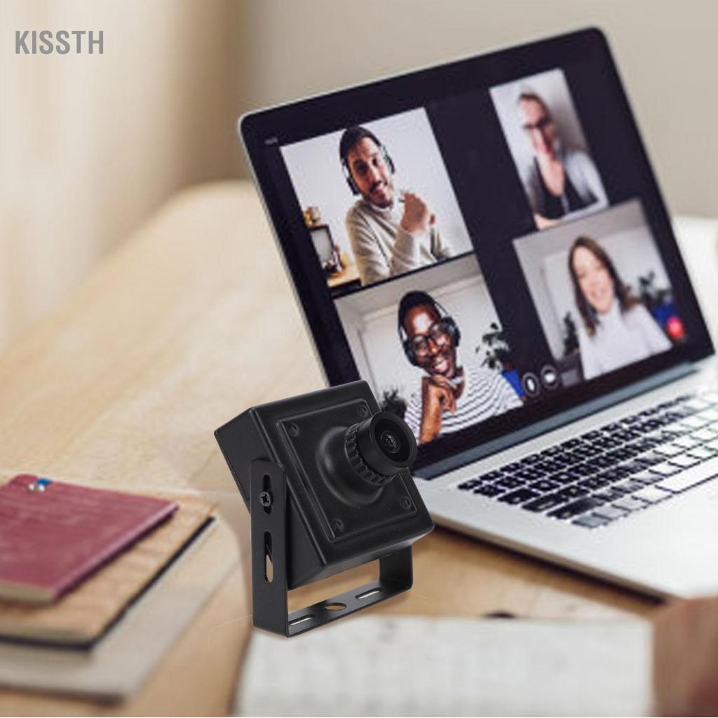 Kissth Horett กล้อง IP ขนาดเล็กเลนส์ 3.6 มม. มุมมอง 85 องศาไมโครโฟนในตัว H.265 H.264 HD Indoor Secur