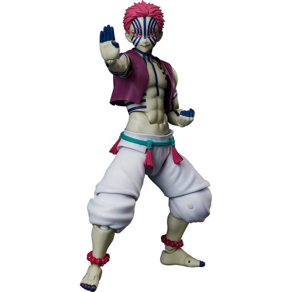 FREEing figma Demon Slayer: Kimetsu no Yaiba Akaza Non-Scale Plastic Painted Movable Figure Re-relea