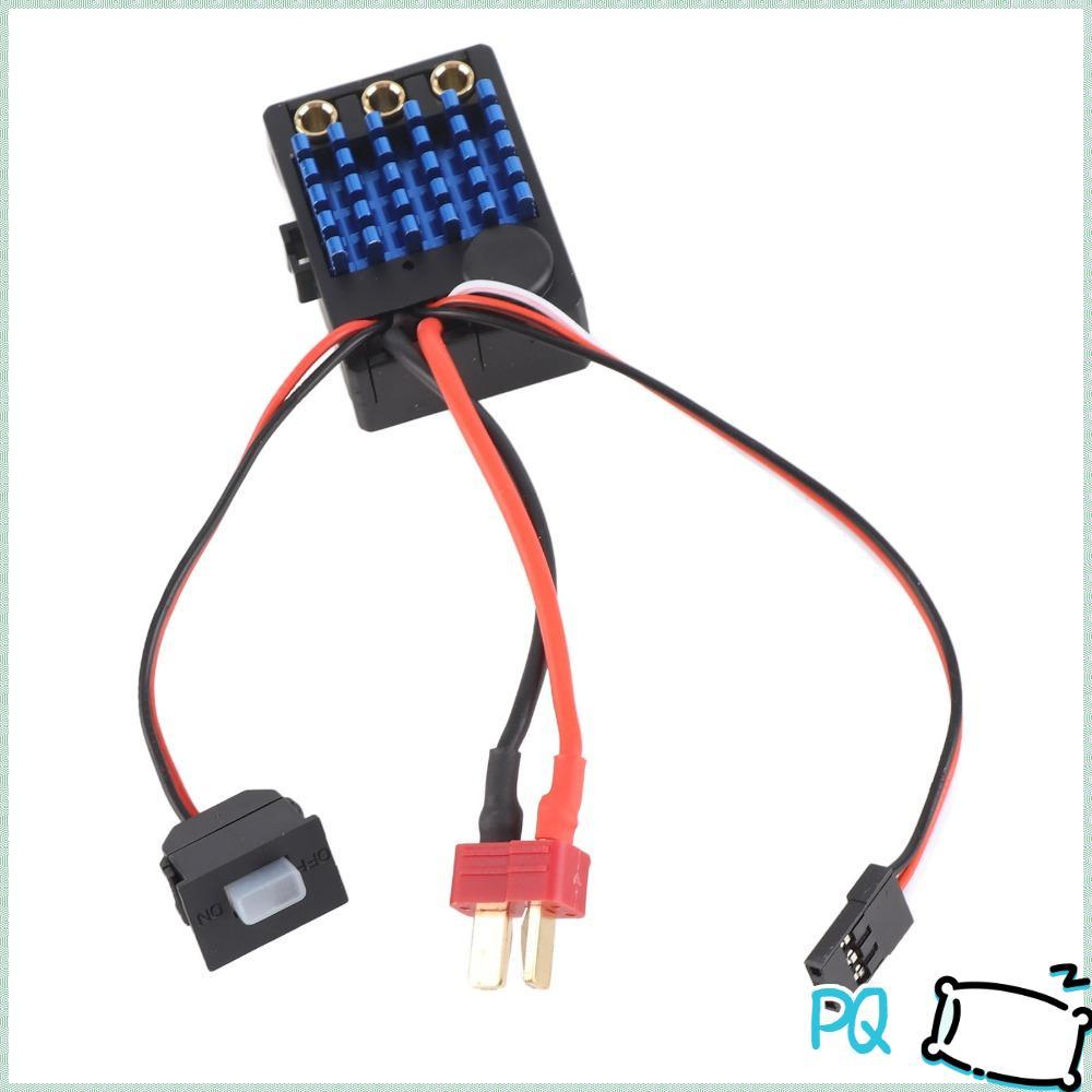 PQ ESC Brushless,กันน้ําลวดสั้นเซนเซอร์มอเตอร์ ESC,ทนทาน 5V/2A BEC 35Aรีโมทคอนโทรล ESCสําหรับรถบรรทุ