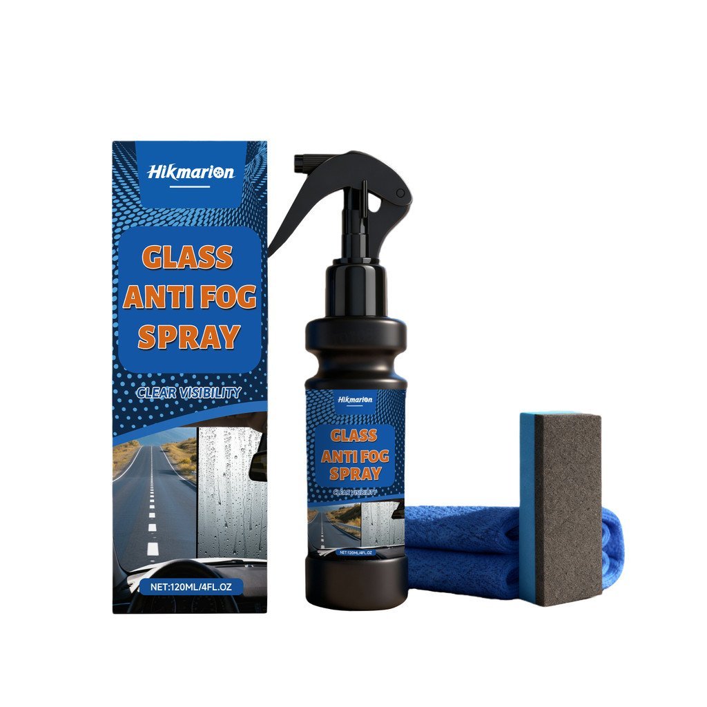 Hikmarion Mist ทําความสะอาดกระจกรถยนต์ Decontamination Removal Glow Windshield Mist Spray New Gloss 