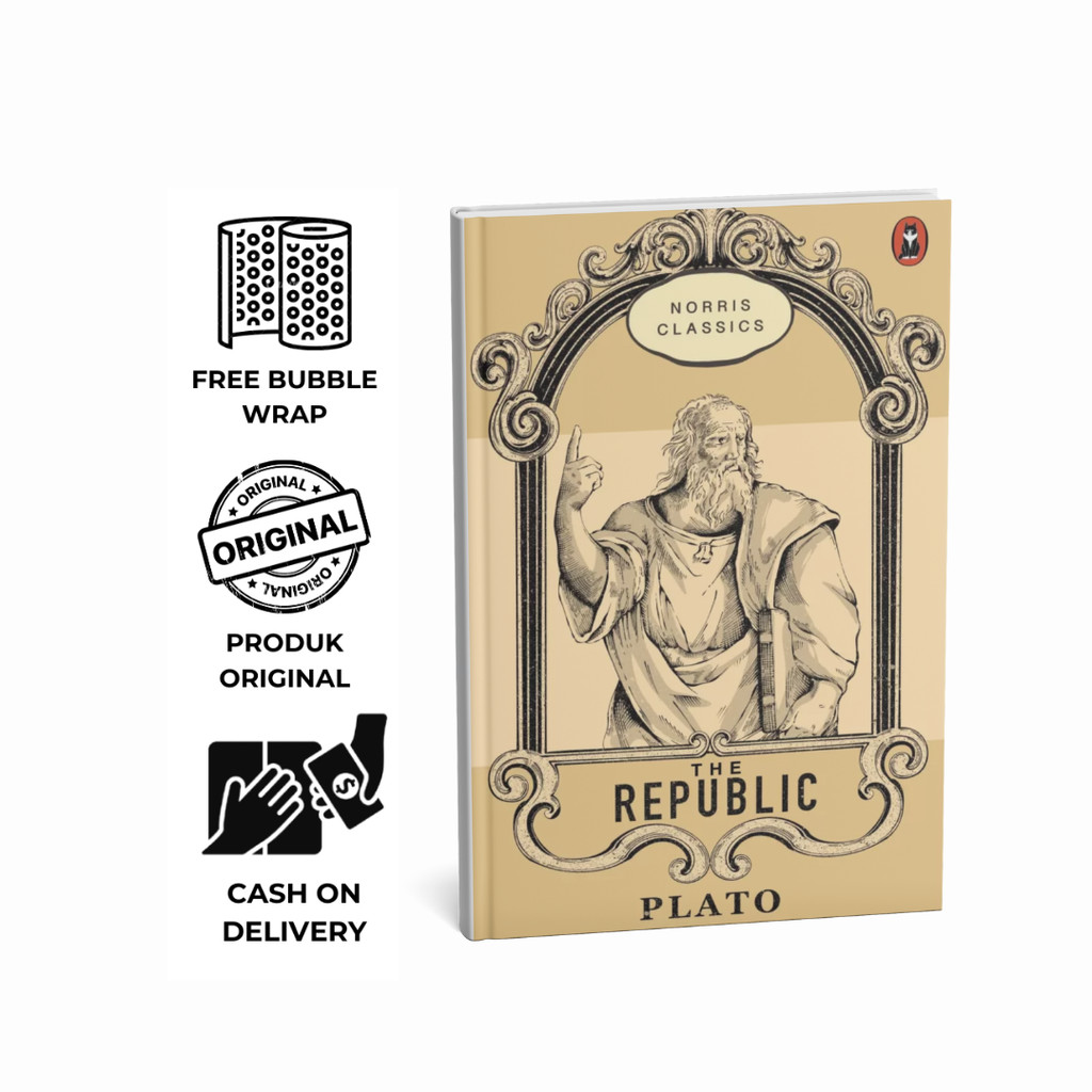 The Republic โดย หนังสือ Plato Norris Classics