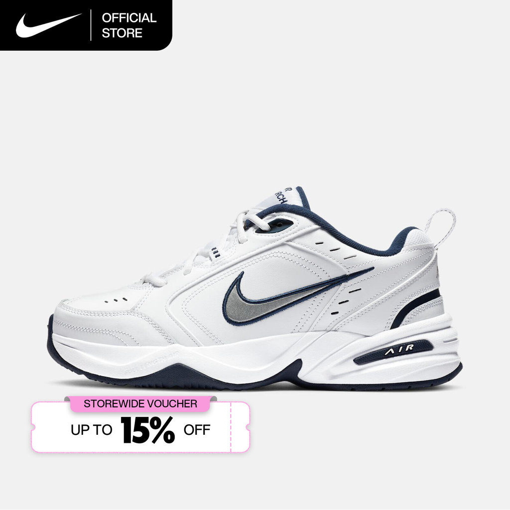 Nike Men's Air Monarch IV Workout Shoes - White [415445-102]