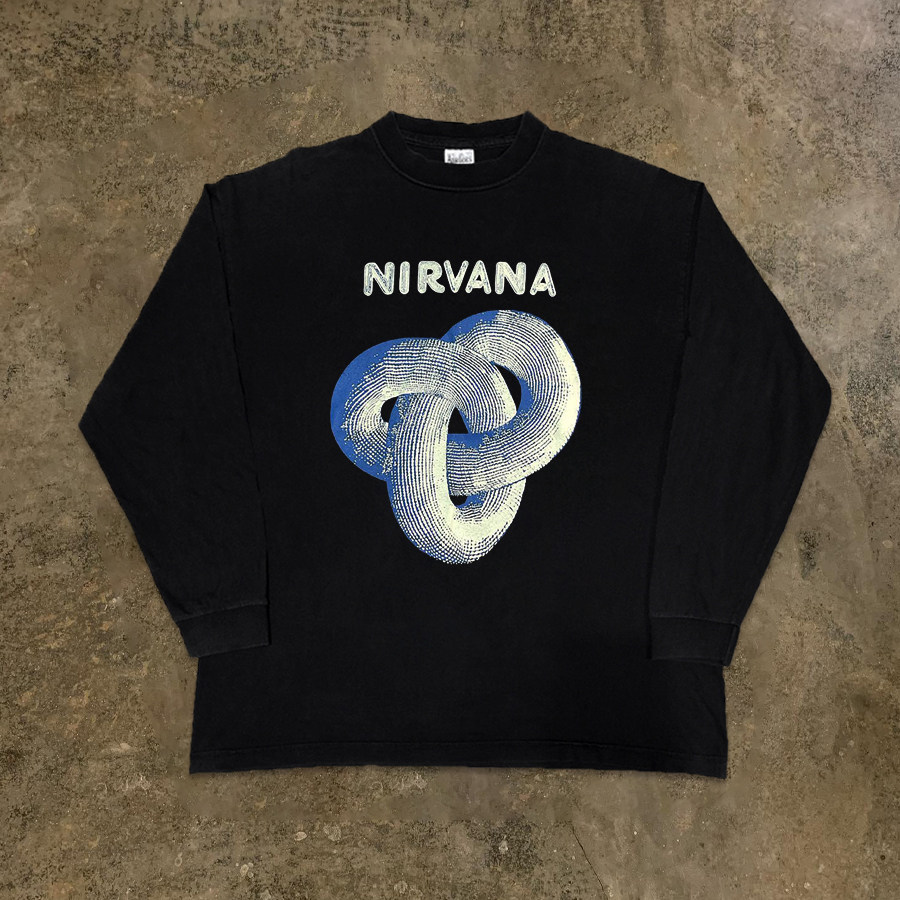 หมวกแก๊ป หมวกเดินป่า Xiao Chen Story More 300 กรัมผ้าฝ้ายแท้หนัก!ยุโรปอเมริกัน Nirvana Nirvana Band 