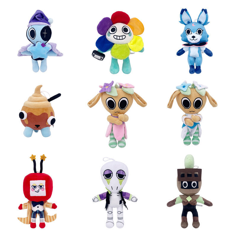 1pcs 23-30 ซม.Dandys World Plush น่ารัก Dandy World Scrap ตุ๊กตาสยองขวัญเกม Goob Pebble Plushie ตุ๊ก