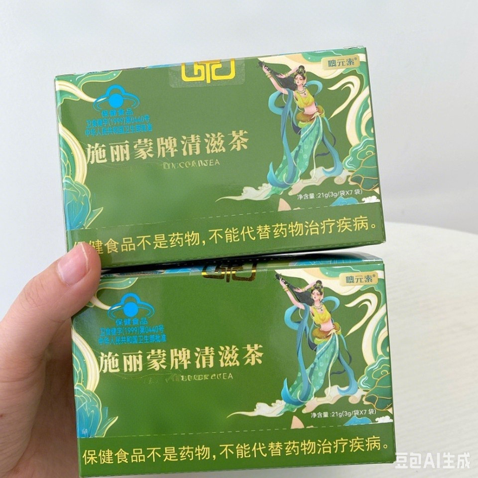 Swish Elements Schlimeng ยี่ห้อ Qingzhi Tea Blue Hat Certification 7 กระเป๋า/กล่อง260705อ่า