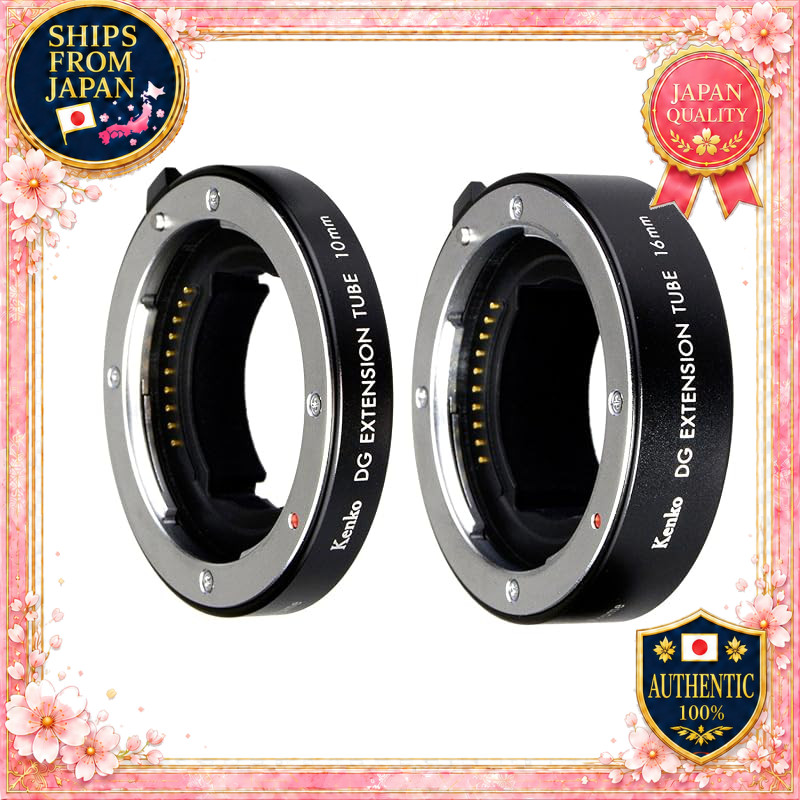 Kenko Digital Close-up Ring Set for Canon EOS EF/EF-S Mount, Full-Frame Compatible, 12mm/20mm/36mm S