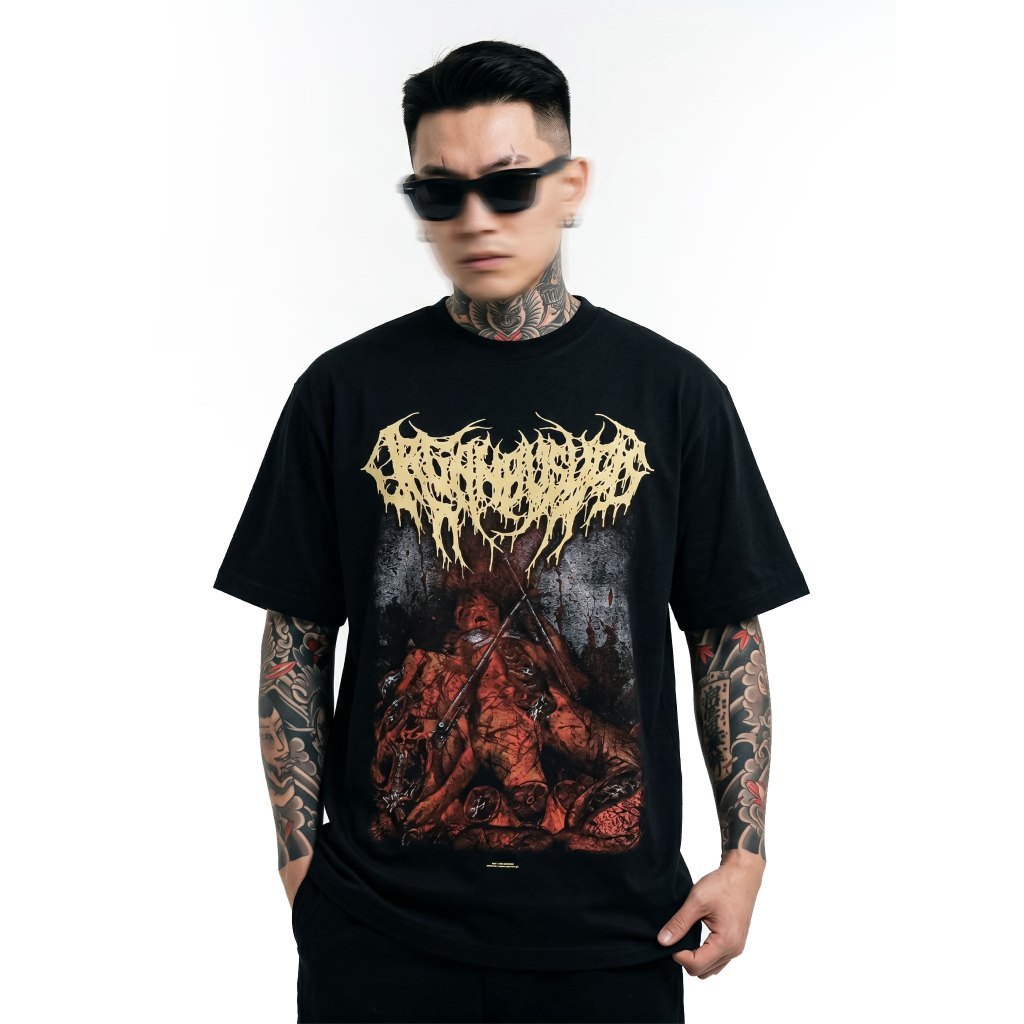 เสื้อยืด KATUN Organ Busuck - White Organ Black Cotton M-XXL
