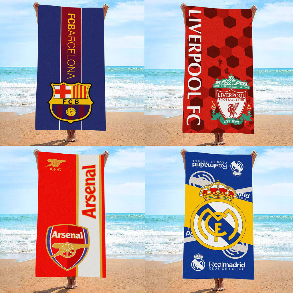 Fan Merchanded Beach Towel ไมโครไฟเบอร์ทีม Quick-Drying Towel ผ้าเช็ดตัว JCWR