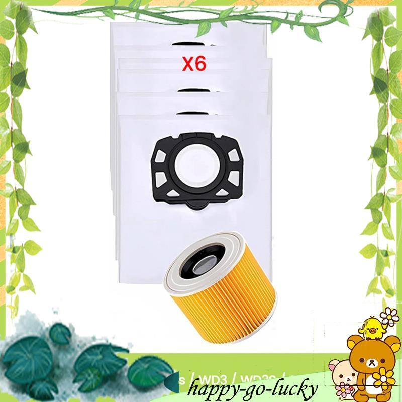 เปลี่ยนเครื่องดูดฝุ่นถุงกรองสําหรับ WD2 Plus WD3 WD3s KFI 357 SE4001 SE4002 KA 40 กระเป๋า 2.863-314.