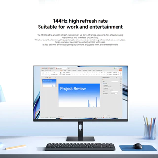 Xiaomi Monitor A27i 2026 จอคอม | จอภาพ IPS ขนาด 27นิ้ว | อัตราการรีเฟรชสูง 144Hz | ความสว่าง 300นิต | ขอบเขตสี sRGB 99%