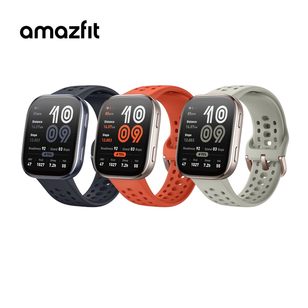 Amazfit Bip 6 46mm Smartwatch หน้าจอใหญ่พร้อม GPS แม่นยำและโหมดกีฬา 140+ วัดสุขภาพ 24 ชม.