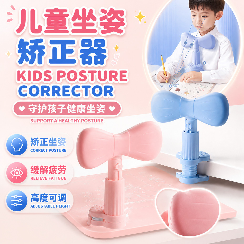 Pembetul Dudu Appliator เด็ก Sit Posture Corrector เด็กนั่ง Posture Corrector สําหรับนักอ่านนักเรียน
