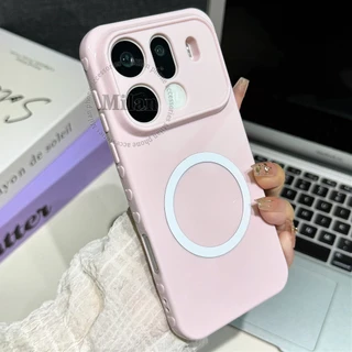เคสสำหรับ OPPO Find X9 X9s เคสสำหรับ OPPO Find X9 Pro เคสโทรศัพท์รูปหัวใจแบบมีช่องมองเห็นด้านข้างขนาดใหญ่ กันกระแทก นุ่ม