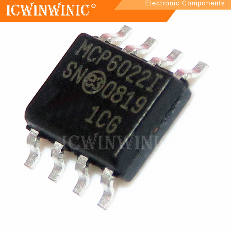 5 ชิ้น MCP6022-I/SN MCP6022 SOP-8 ส่วนประกอบอิเล็กทรอนิกส์