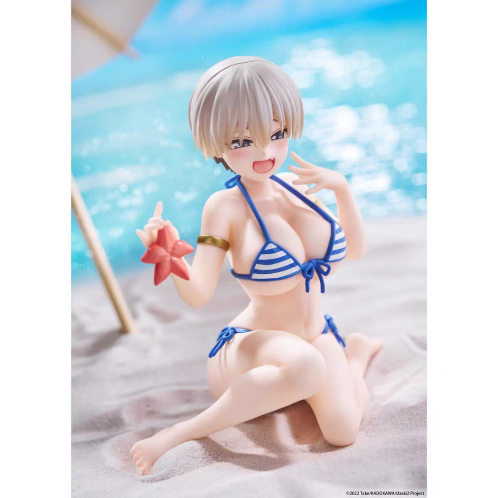 ต้นฉบับของแท้ Uzaki School Girl ต้องการเล่น DC Uzaki ดอกไม้ Uzaki Tsuki ชุดว่ายน้ําทิวทัศน์รูป