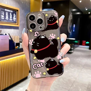 🌼KingMall🌼อซัมซุงลายหวานอวกาศใสกันตกพรีเมียมกันรอยสไตล์เกาหลี SAMSUNG A15 A14 A13 A05 A23 A16 A06 A55 A54 A50 A30S