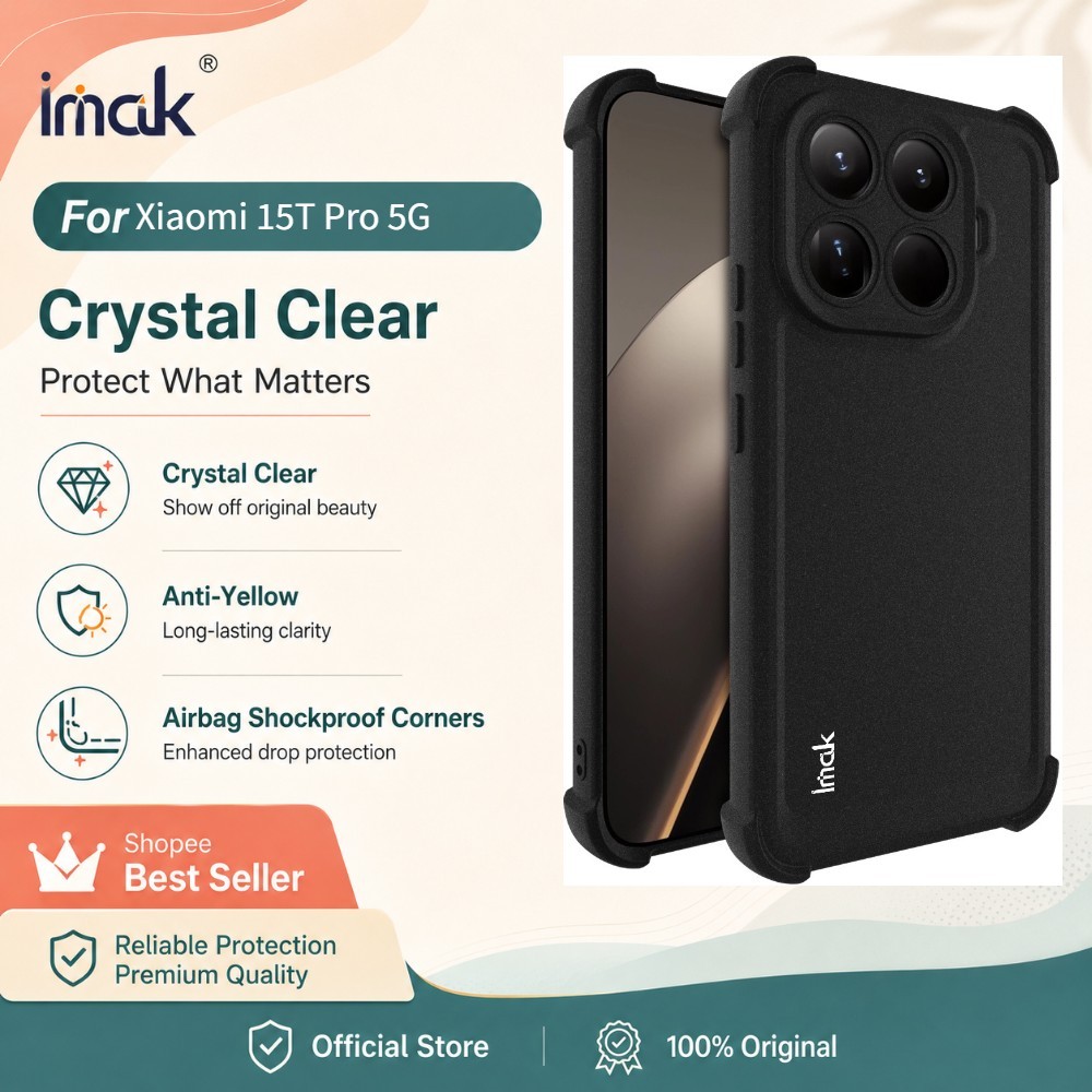 เคส TPU สำหรับ Xiaomi 15T 14T 13T Pro กันกระแทก ขอบยก CA0002