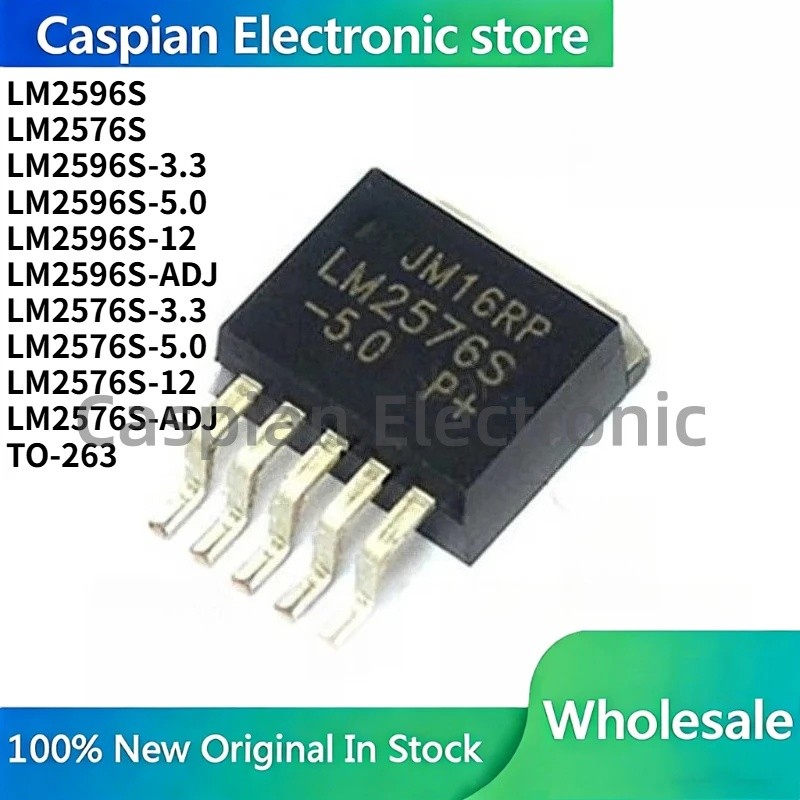 5PCS LM2596S LM2576S LM2596S-3.3 LM2596S-5.0 LM2596S-12 LM2596S-ADJ LM2576S-3.3 LM2576S-5.0 LM2576S-