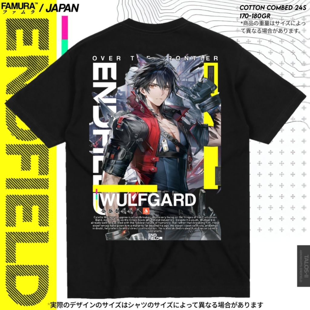 เสื้อยืดเกม Wulfgard Arknights Endfield
