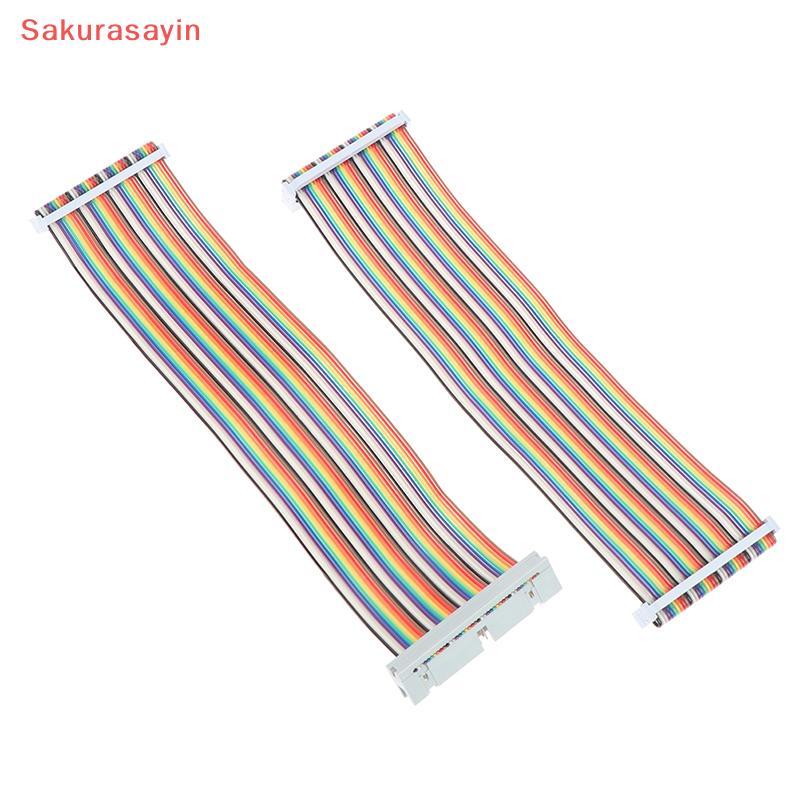 {Sakurasayin} Raspberry Pi 40 Pin GPIO Cable Extension Wire สําหรับ Raspberry Pi 4B/3B GPIO Board ให