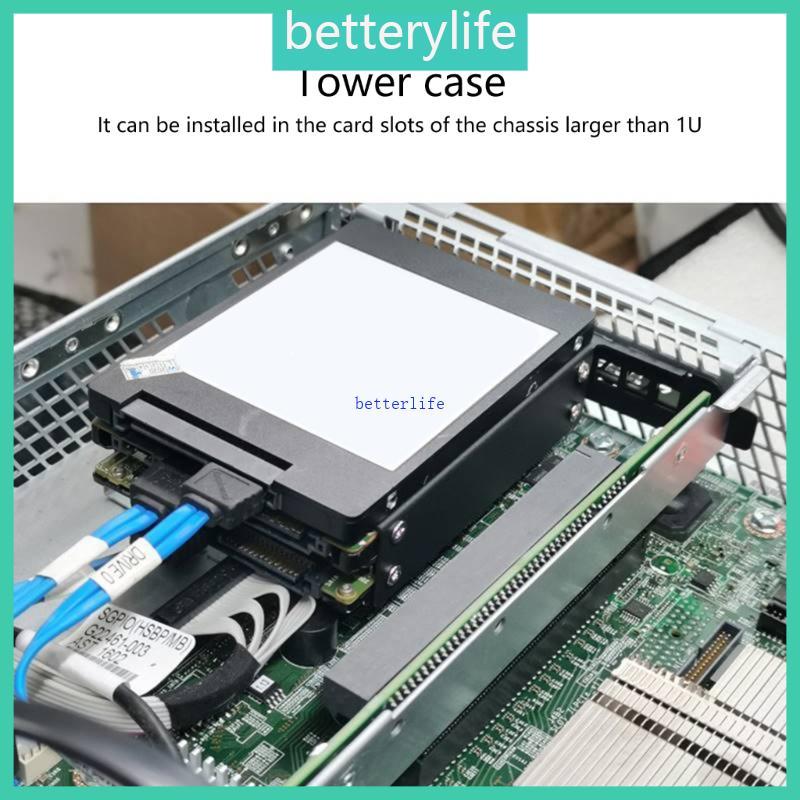 BTF Stable คอมพิวเตอร์เดสก์ท็อป SSD HDD วงเล็บยึด SSD HDD สําหรับ PCI Slot ขยายกรอบโลหะสําหรับ Secur