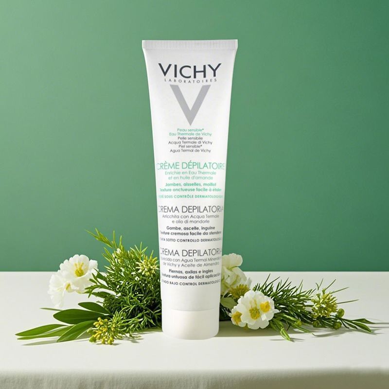 ครีมกําจัดขนอ่อนโยน 150ml Soothing Moisturizing [ผมตรงฝรั่งเศส] [Vichy] Vichy