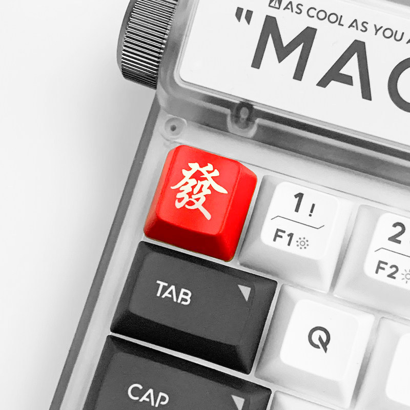 keycap anime keycaps pbt keycaps ESC Fortune Cross Axis ปุ่มกดโปร่งใสเดี่ยว