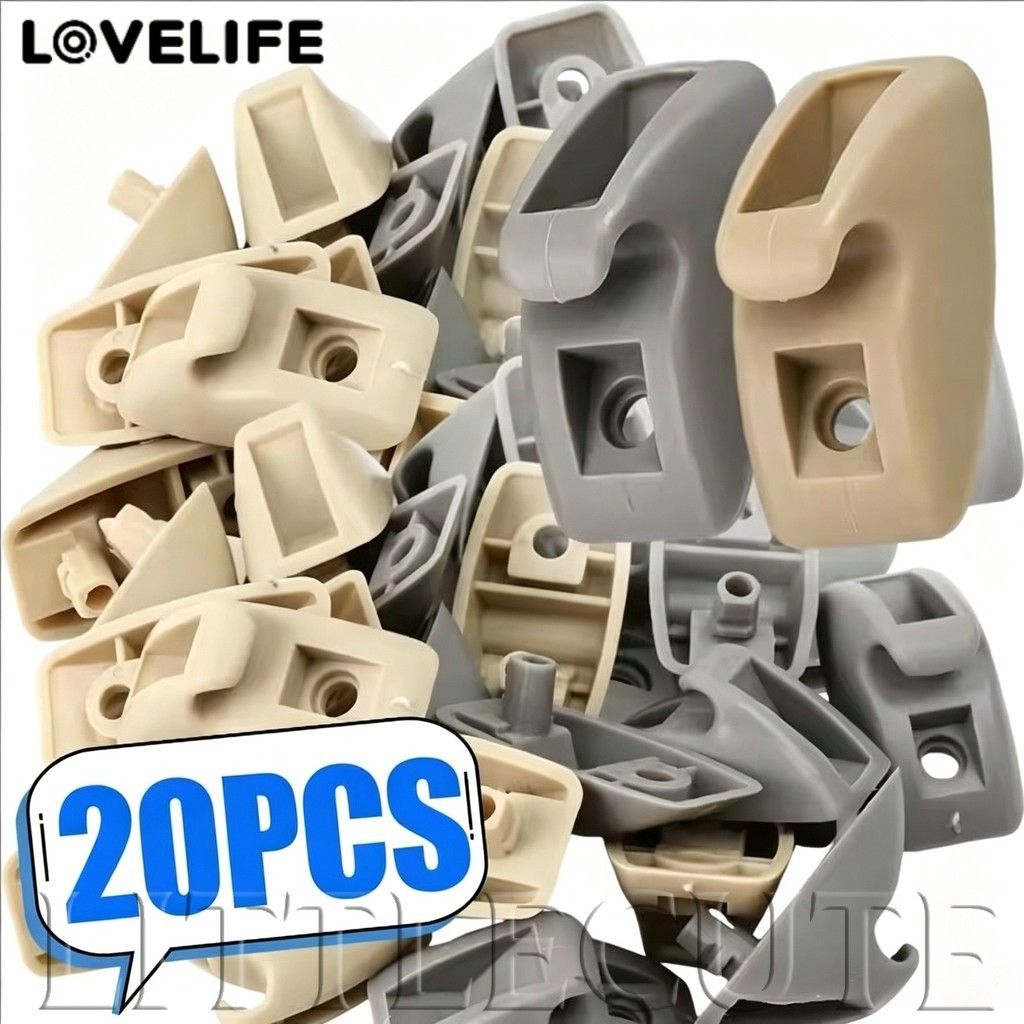 [AUTO & 3C] 4/12/20PCS - ที่บังแดดในรถยนต์รองรับที่บังแดดในรถยนต์ Snap-On รองรับ Rod Mounts คลิปอุปกรณ์เสริมในรถยนต์เข้ากันได้กับ Volkswagen / ราคาดี