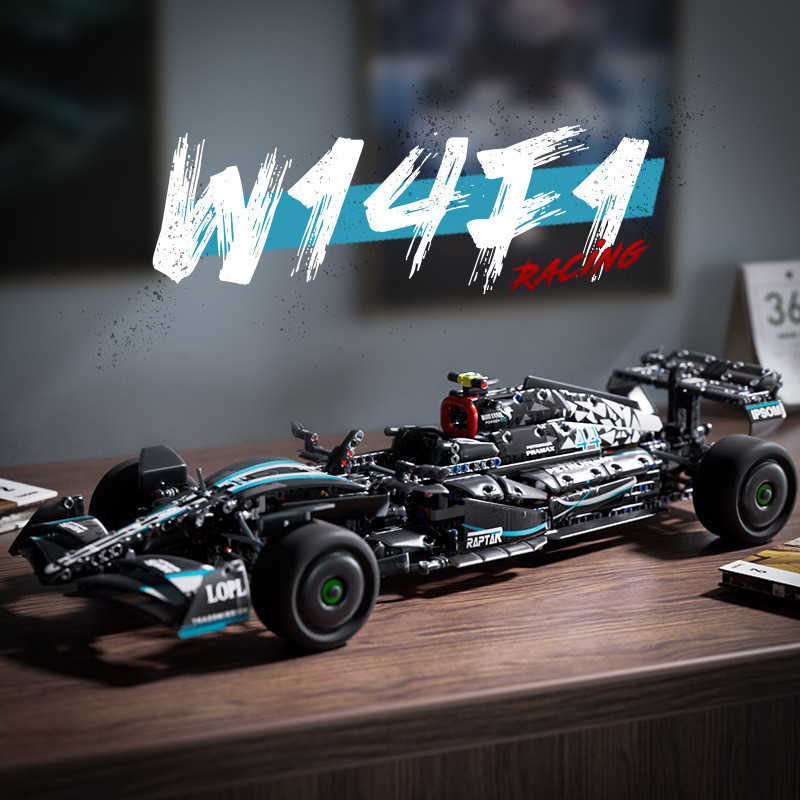 P POPK Building Blocks MK6020 Dark Knight Mayben F1 รถสปอร์ต Mechanical Group รุ่นประกอบของเล่นผู้ให