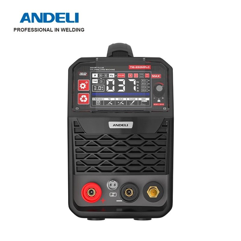 ANDELI 110/220V เครื่องเชื่อม TIG HF TIG Pulse MMA ทําความสะอาดเย็นเชื่อม IGBT อินเวอร์เตอร์ ARC เคร