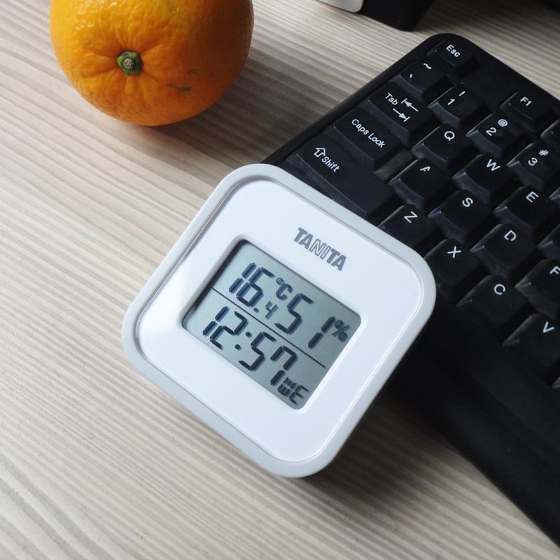 ญี่ปุ่นTANITA TANITA อิเล็กทรอนิกส์ Thermohygrometer ในร่มที่ถูกต้องเครื่องวัดอุณหภูมิห้องเด็กเครื่อ