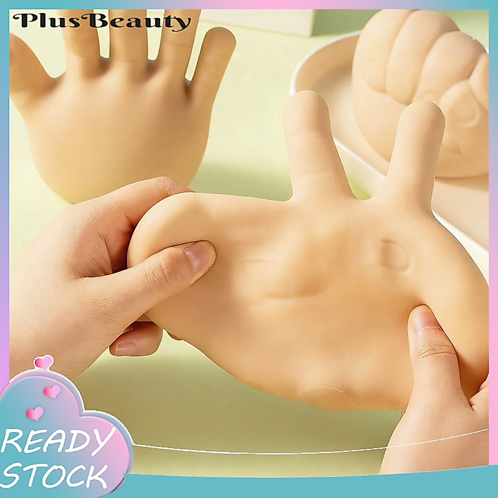 <Pluscloth> ช้าความเครียดบรรเทาของเล่นRockกระดาษกรรไกรมือGesture Fidgetบีบของเล่นนุ่มTprสําหรับเด็กผ