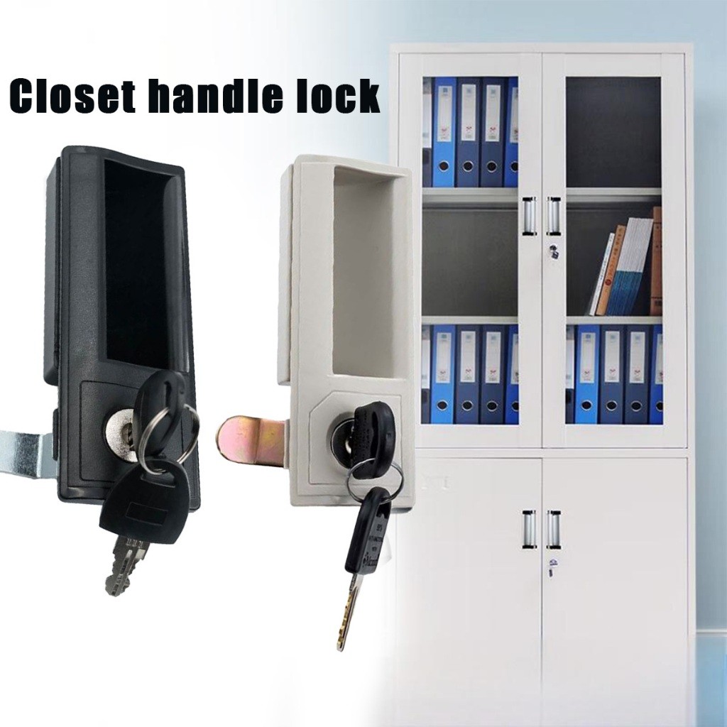 Cyber Lock Locker Locker ล็อคตู้โลหะผสม ล็อคตู้เก็บเอกสาร พร้อมกุญแจ 2 ปุ่ม